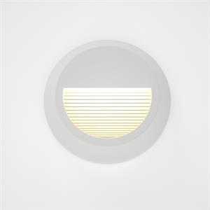 MAROON LED 2W 3CCT OUTDOOR WALL LAMP WHITE D:15CMX2.7CM 80201620