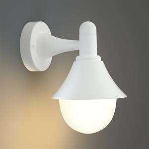 RABUN 1XE27 OUTDOOR WALL LAMP WHITE D:24.5CMX23.5CM 80202524